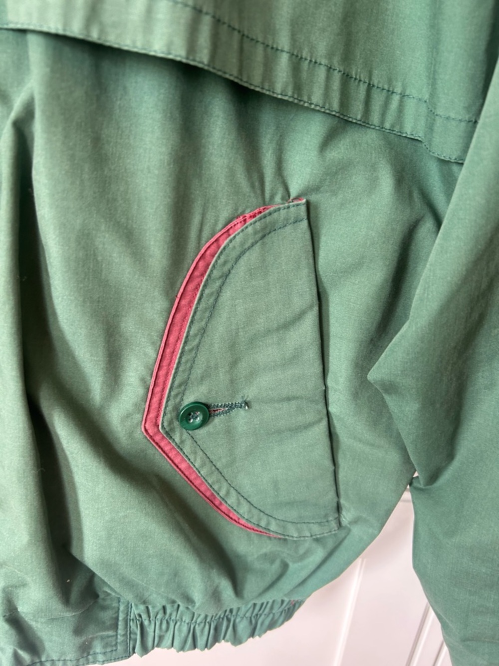 Canada Sportswear Co Green Lightweight Jacket Medium Vintage Coastal Cottagecore - Picture 6 of 14